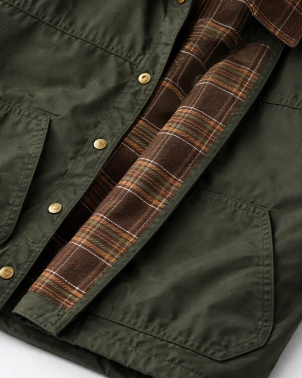 Chubasquero - Tartan Verde/Café