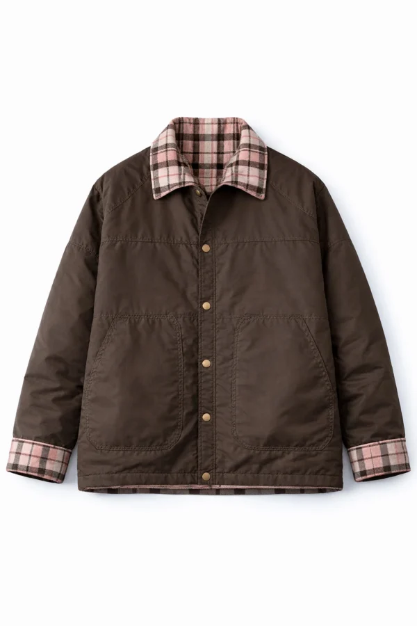 Chubasquero - Tartan ChocoRosa