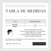 tabla medida neodocker NEO-Docker